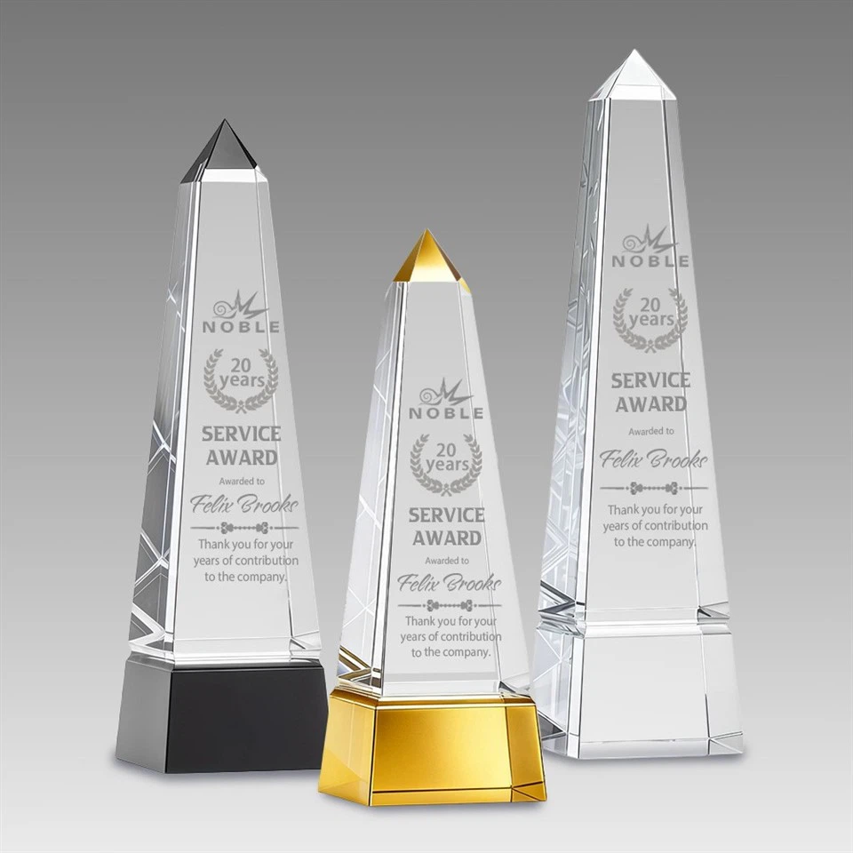 Crystal Obelisk Trophy suppliers