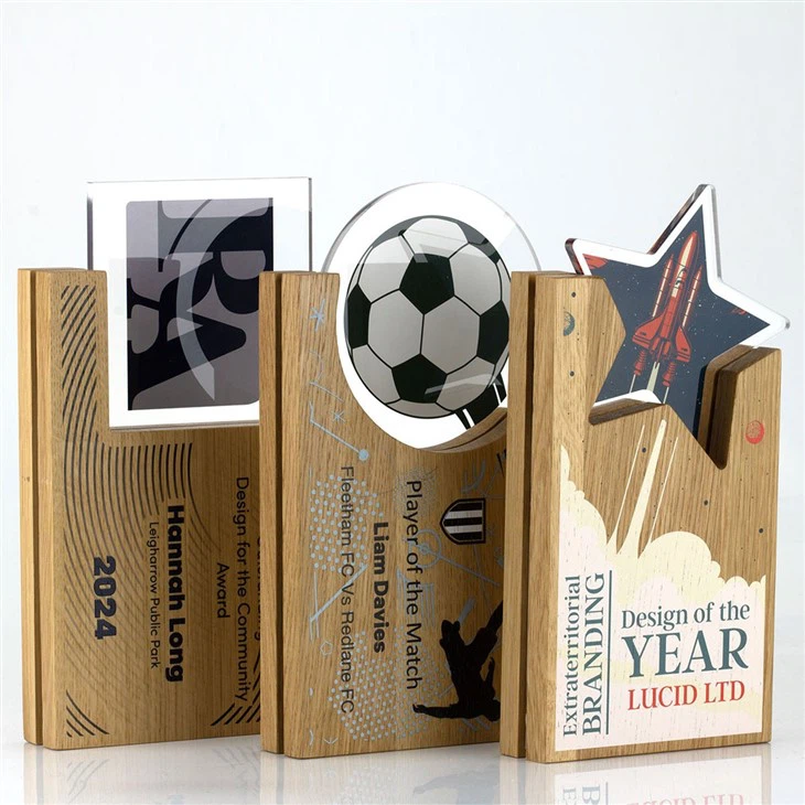 Wood Hovering Circle Sports Award suppliers